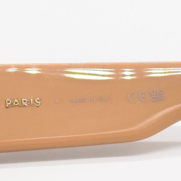 NEW CL40308U 57B CELINE BEIGE NUDE WOMEN SUNGLASSES CELINE - Picture 9 of 10